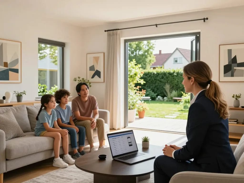 Immobilienmakler Frankfurt Eckenheim unterstützt Kunden bei der modernen Präsentation von Wohnungen mit natürlichem Licht und stilvoller Dekoration.