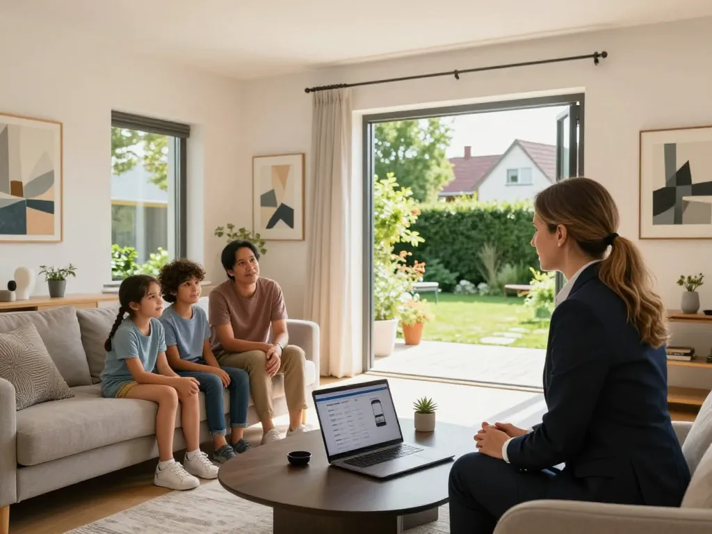 Immobilienmakler Frankfurt Eckenheim unterstützt Kunden bei der modernen Präsentation von Wohnungen mit natürlichem Licht und stilvoller Dekoration.